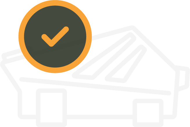 Vibrating Screen illustrated with a checkmark above to indicate validation.